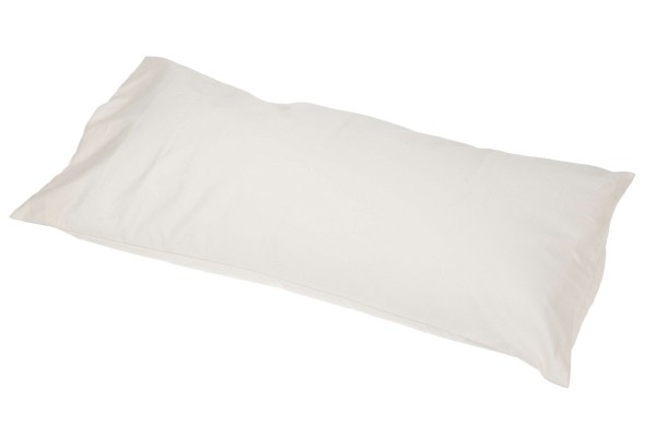 Spelt Pillow, 80x40cm, white cover