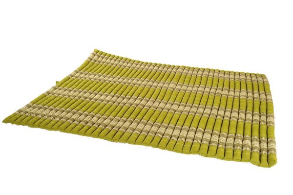 Rollmatte 200x150 bambusgrün geöffnet