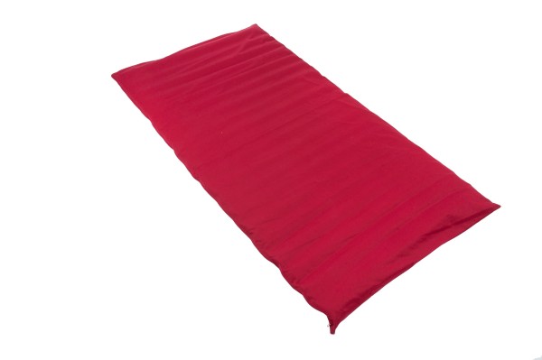 Rollmatte mit Buchweizenfüllung 200x100 cm (rot) offen
