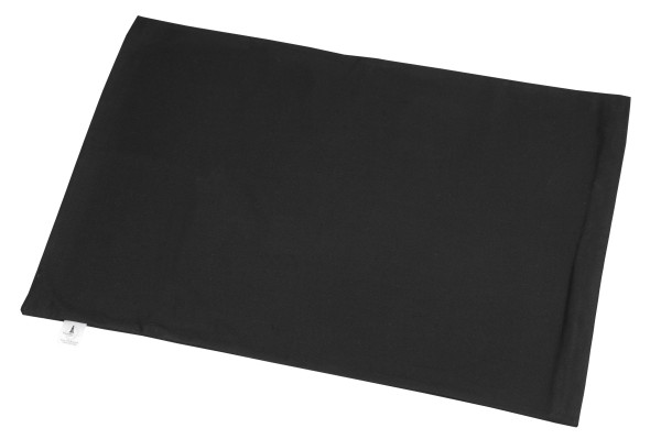 Kopfkissen mit Dinkelfüllung 70x50cm-schwarz