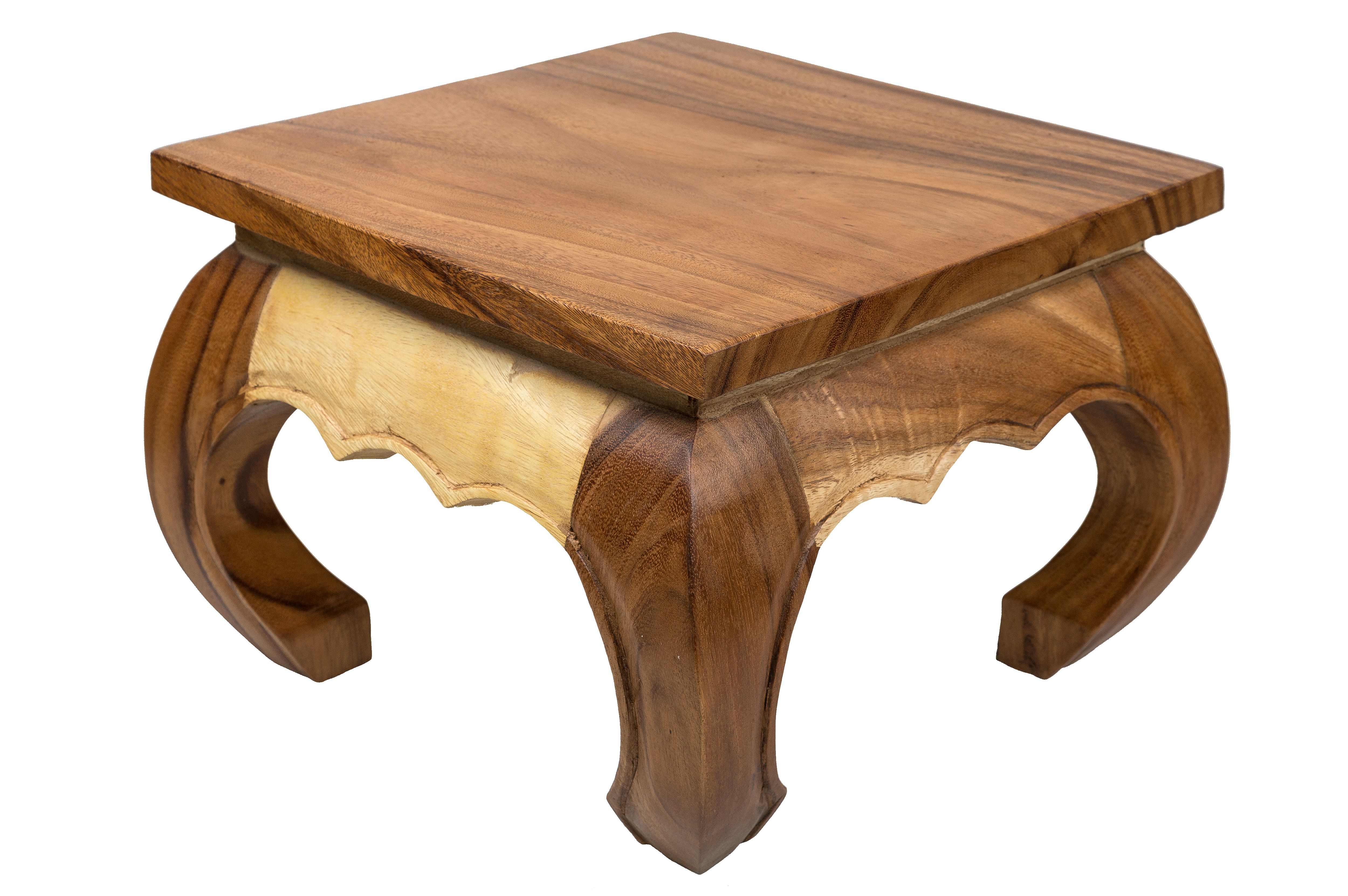 Albizia lebbeck from solid wood Handelsturm Opium Coffee Table 30x25cm