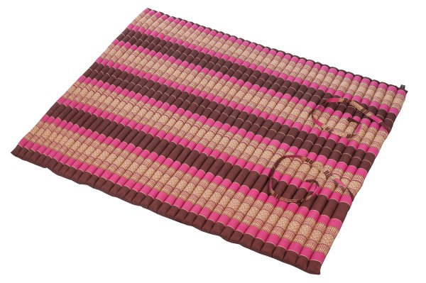 Rollmatte 200x150 burgunder & pink offen