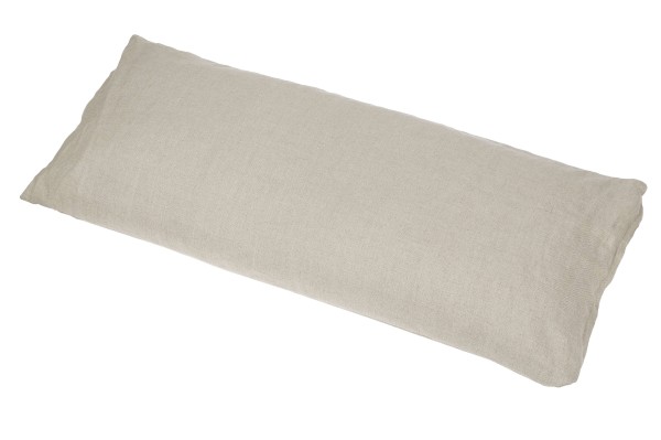 Spelt Pillow 80x40cm, with Removable Flax Linen Cover